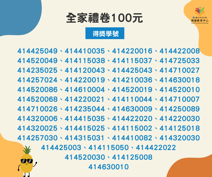 抽獎名單7