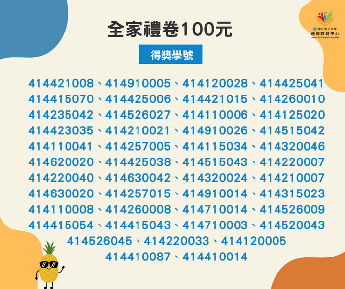 抽獎名單8